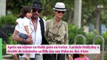 Laeticia Hallyday en vacances avec Joy, les tendres photos dévoilées