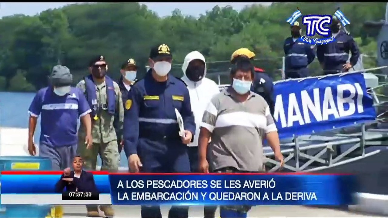 Tres pescadores fueron rescatados tras estar a la deriva por más de dos semanas
