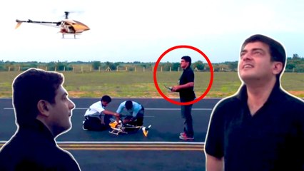 தல Ajith unseen Drone Training Video • Dhaksha Team