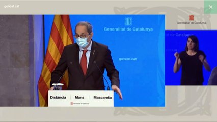 Torra dice que no acepta la anulación judicial y anuncia un decreto para blindar el confinamiento de Lleida