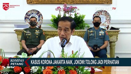 Corona Jakarta Naik, Jokowi: Tolong Jadi Perhatian