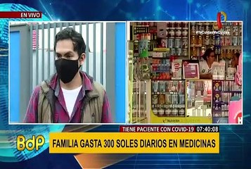 Familia denuncia que gastó hasta mil soles diarios en medicinas pedidas por hospital Negreiros