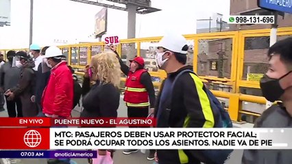 Primera Edición: La mayoría de usuarios del Metro no llevaban el protector facial