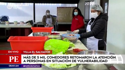 Primera Edición: Más de 5 mil comedores populares retomaron la atención