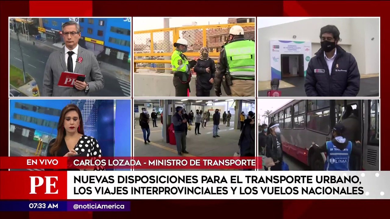 Primera Edición: Nuevas disposiciones para el transporte urbano, viajes interprovinciales y vuelos nacionales