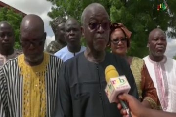 RTB/Visite du président du HCRUN au Roi de Tenkodogo