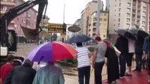 Çayeli'nde şiddetli yağış nedeniyle dere taştı - RİZE