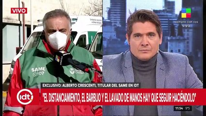 Crescenti: "Yo me acuerdo de cada uno de los muertos, es muy duro"