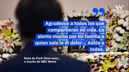 Hallan al alcalde de Seúl muerto después de una búsqueda de 7 horas