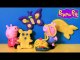Play Doh School Bus Create 'N Store Rollers Using Peppa Pig - Mold Numbers 123 and Letters ABC