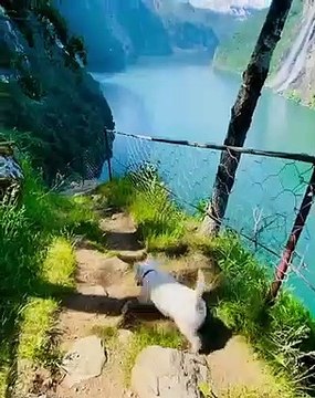 hiking in the hills of norway