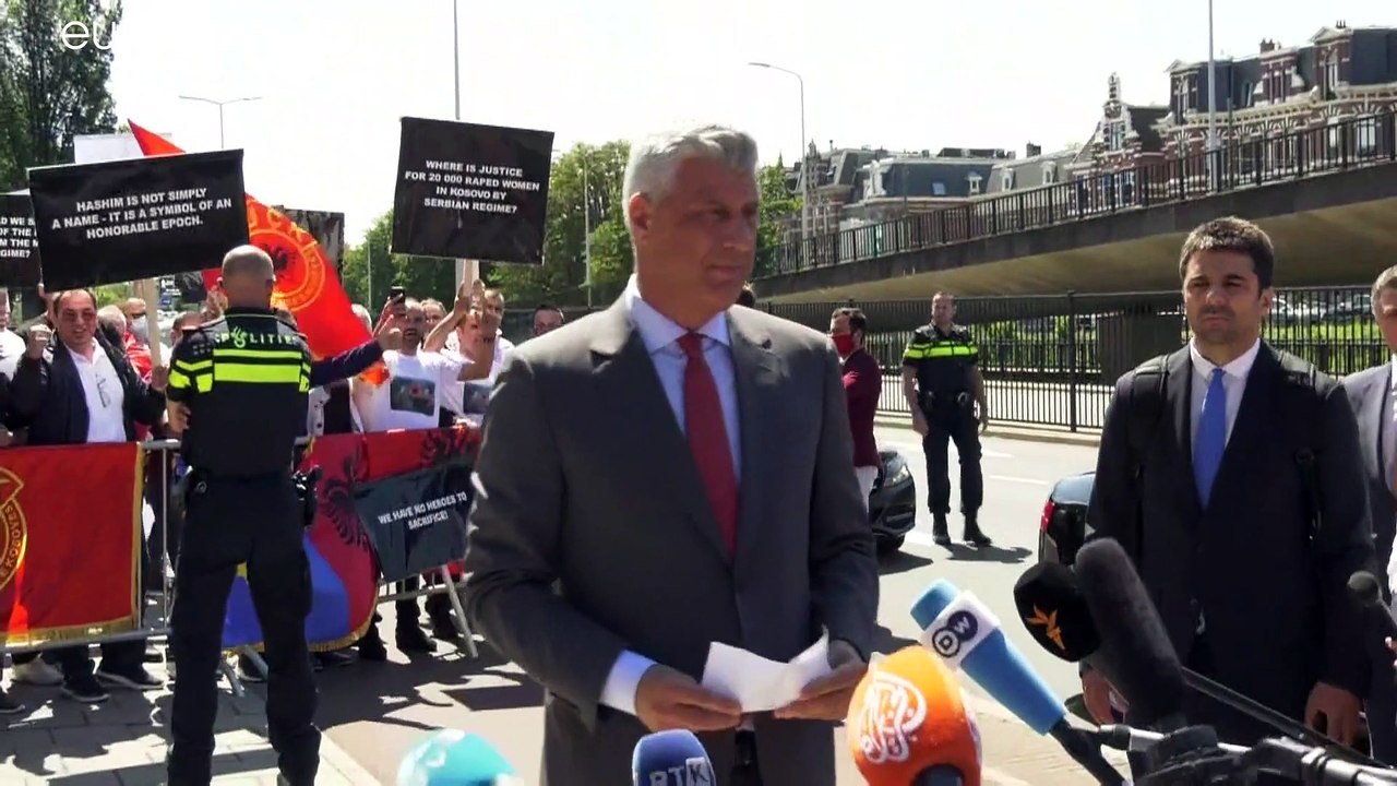 'Preis der Freiheit', Kosovos Präsident Thaci selbstsicher in Den Haag