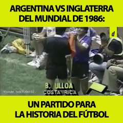 ARGENTINA VS INGLATERRA MUNDIAL 1986
