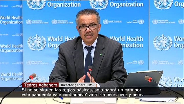 La OMS advierte: Si no se siguen las reglas básicas, la pandemia irá peor, peor y peor