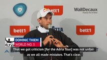 'We didn't commit any crimes' - Thiem on disastrous Adria Tour