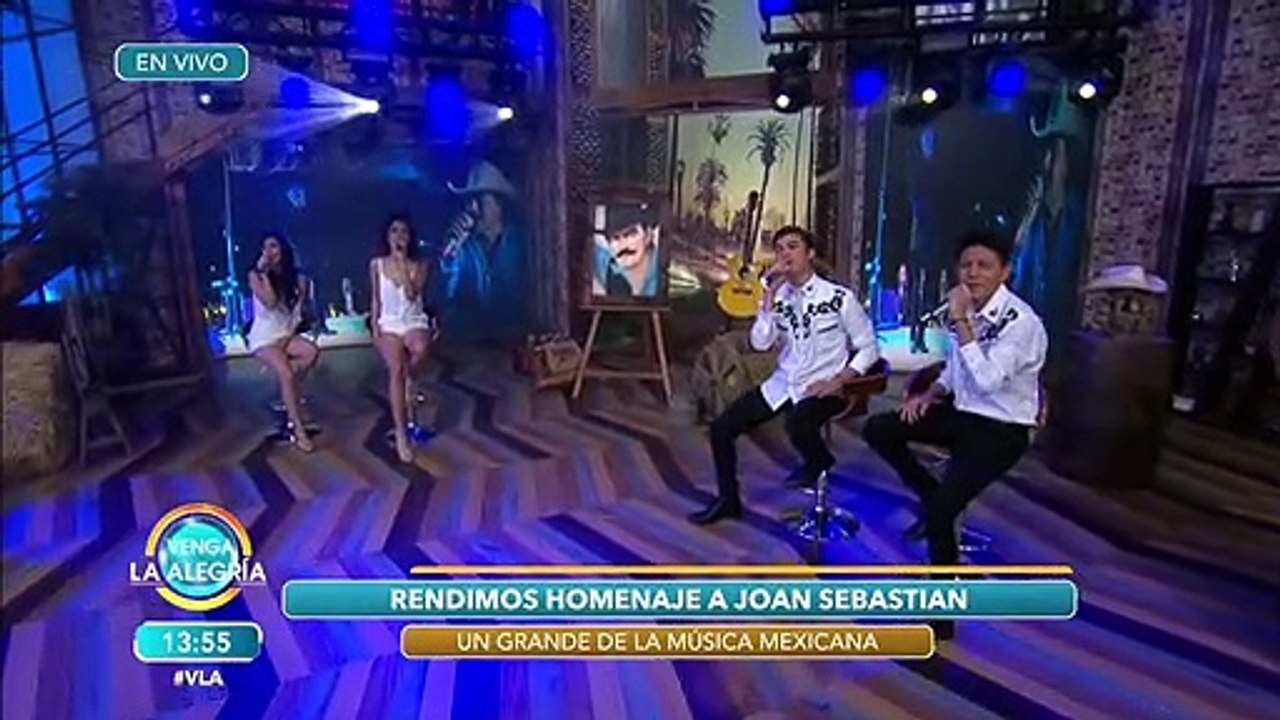 ¡Tuvimos un bello homenaje a Joan Sebastian por parte de los Ex Academia! | Venga La Alegría