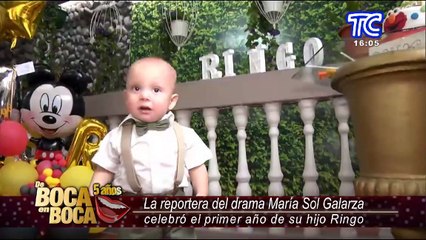 Así fue la celebración que María Sol Galarza le realizó a su bebé por su primer añito