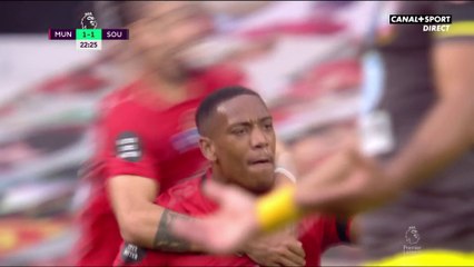 Le sublime but d'Anthony Martial contre Southampton