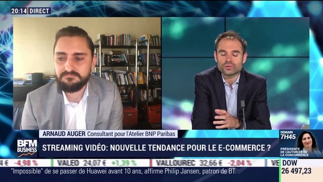 Arnaud Auger (BNP Paribas) : le streaming-vidéo est-il la nouvelle tendance du e-commerce ? - 13/07