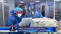 Irregularidades en contratos de mantenimiento eléctrico y electrónico del hospital del IESS en Ceibos