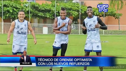 Técnico de Orense optimista con los nuevos refuerzos
