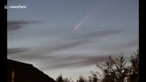 Neowise comet streaks across Hampshire, UK skies
