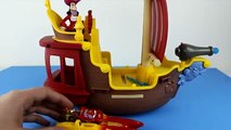 Disney Pixar Lightning McQueen & Mater captured by Hook's Jolly Roger Jake & the neverland Pirates