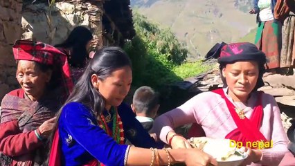 Magar kham food party celebrations dipawoli in Nepal