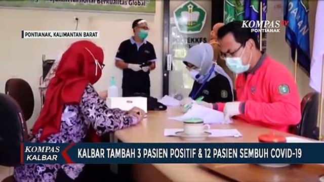 Ada 3 Pasien Positif Baru, dan 12 Pasien Sembuh Covid di Kalbar