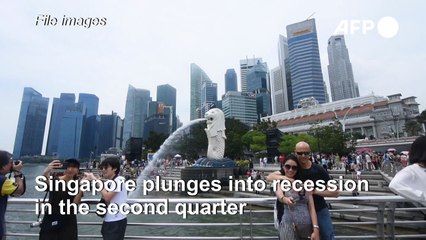 Virus-hit Singapore enters recession as economy shrinks