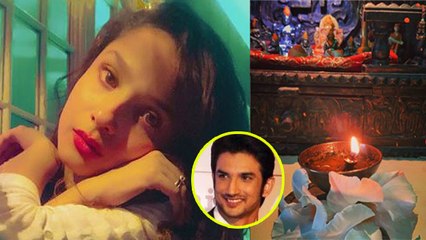 Sushant के जाने के बाद Ankita Lokhande ने भगवान के सामने जलाया दीया FilmiBeat