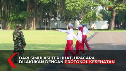 Istana Gelar Simulasi Upacara Kemerdekaan RI di Tengah Pandemi Corona