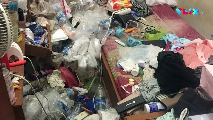 Ngeri, Kamar Kos Penuh Sampah Viral di Medsos
