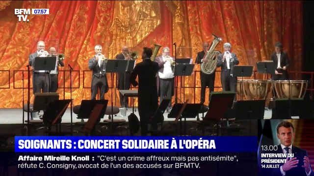 L'opéra Garnier se déconfine pour un concert dédié aux soignants