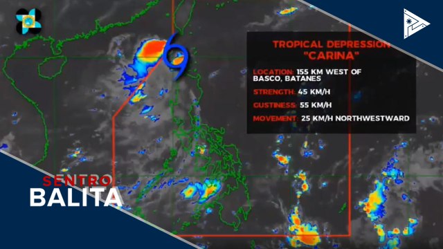 PTV INFO WEATHER: Bagyong #CarinaPH, napanatili ang lakas at bilis; signal number 1, nakataas pa rin sa Batanes