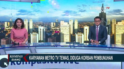 Karyawan Metro TV Tewas, Polisi Dapat Petunjuk dari CCTV dan Ponsel Korban
