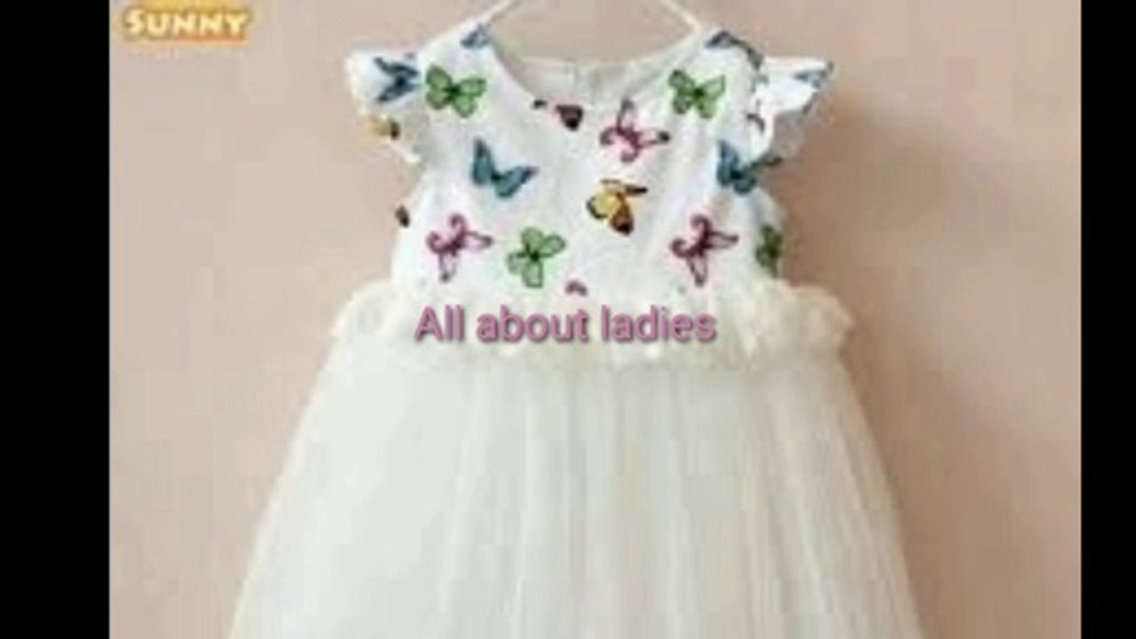 Comfortable baby girls frock design/ Beautiful girls outfits