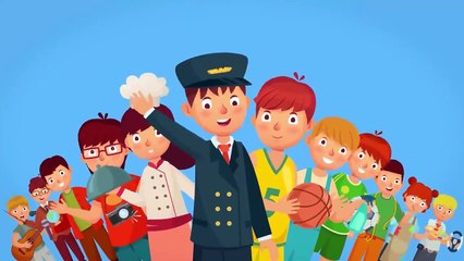 Ben Pilotum Uçak Uçururum - Çocuklar İçin Meslekler Şarkısı