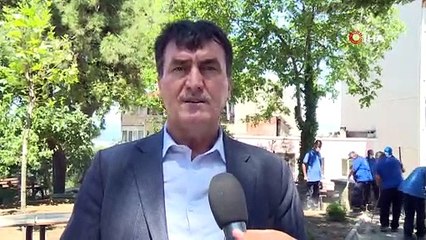 Osmangazi’de yıkılan tarihi istinat duvarı yenilendi