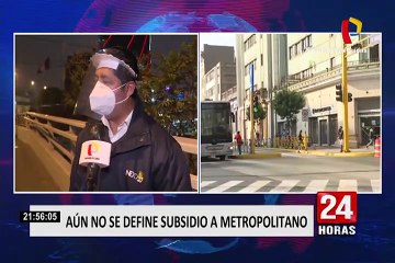 Metropolitano: Aún no se define subsidio para evitar incremento de pasajes