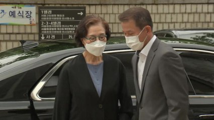 '직원 상습폭행 혐의' 이명희, 1심 징역2년 집행유예 3년 선고 / YTN
