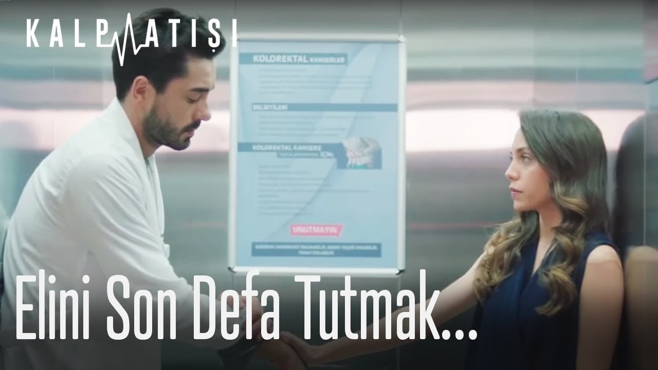 Elini son defa tutmak...
