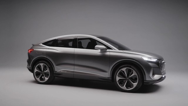 Definierte Dynamik - das Design des Audi Q4 e-tron Sportback concept