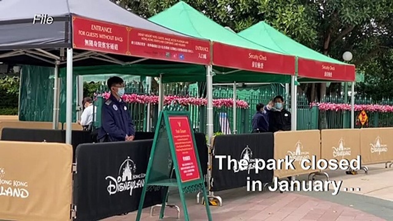 Hong Kong Disneyland to close again over virus fears