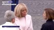 Brigitte Macron est arrivée place de la Concorde pour la cérémonie du 14-Juillet