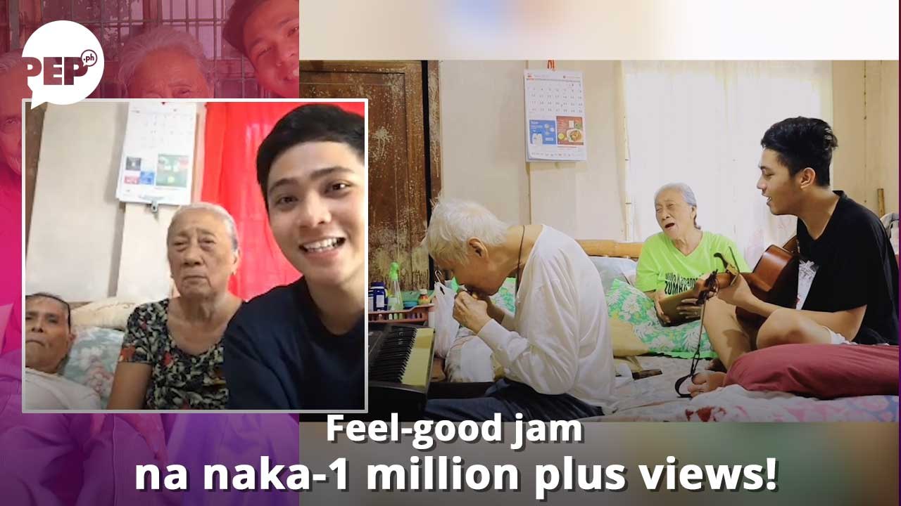 WATCH: Nakaka-good vibes na jamming session ni Apo kina Lola't Lolo