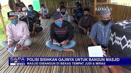 Polisi Ubah Lokasi Tempat Judi Menjadi Tempat Ibadah dengan Uang Sendiri
