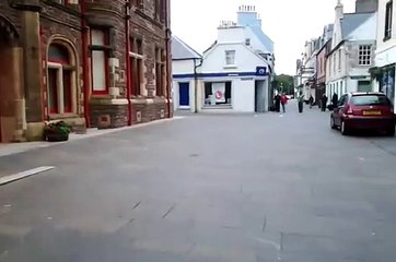 Stornoway (Steornabhagh) town centre Isle of Lewis, in the Outer Hebrides of Scotland