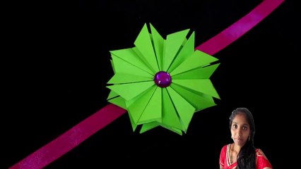 DIY Paper Rakhi | How to Make Rakhi At Home | Handmade Paper Rakhi | Easy Rakhi Design - 1