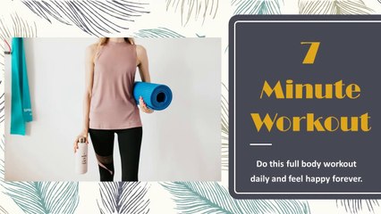 7 Minute Workout | Guided Workout | Easy 7 Minute Exercise
